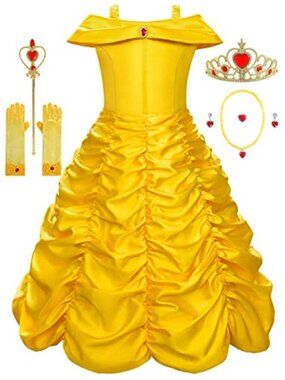Princess Costume Dresses for Girls Costumes Halloween Cosplay Birthday Outfit